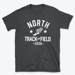 North Main Street Elementary School Track and Field Basic T-Shirt