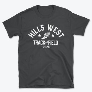 Half Hollow Hills West High School Track and Field Basic T-Shirt