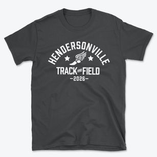 Hendersonville Middle School Track and Field Basic T-Shirt