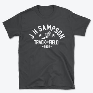 J H Sampson Elementary School Track and Field Basic T-Shirt