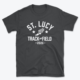 Saint Lucy Elementary School Track and Field Basic T-Shirt