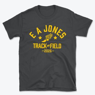 E A Jones Elementary School Track and Field Basic T-Shirt