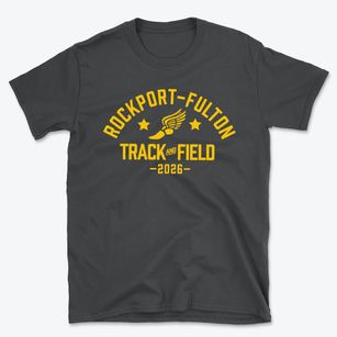Rockport-fulton Middle School Track and Field Basic T-Shirt