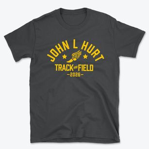 John L Hurt Elementary School Track and Field Basic T-Shirt