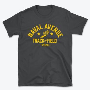 Naval Avenue Elementary School Track and Field Basic T-Shirt