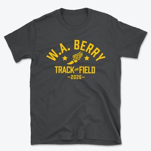 W. A. Berry High School Track and Field Basic T-Shirt