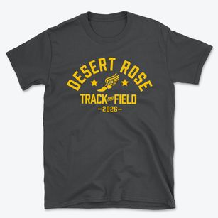 Desert Rose Elementary School Track and Field Basic T-Shirt