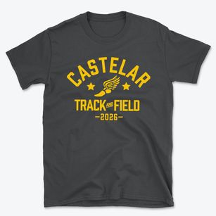 Castelar Elementary School Track and Field Basic T-Shirt