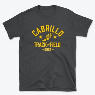 Cabrillo Elementary School Track and Field Basic T-Shirt