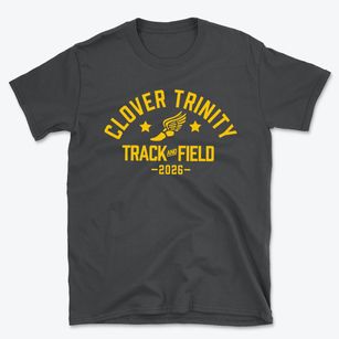 Clover Trinity Lutheran School Track and Field Basic T-Shirt