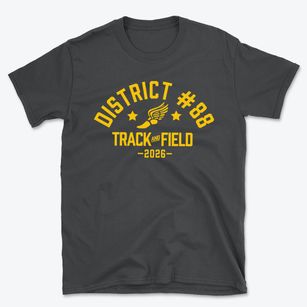 District #88 Early Childhood Programs Track and Field Basic T-Shirt