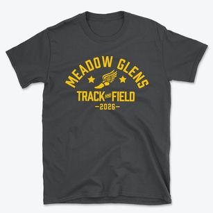 Meadow Glens Elementary School Track and Field Basic T-Shirt