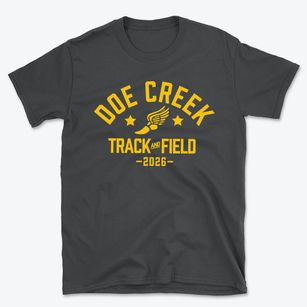 Doe Creek Middle School Track and Field Basic T-Shirt
