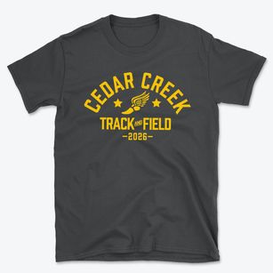 Cedar Creek High School Track and Field Basic T-Shirt