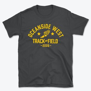 Oceanside West High School Track and Field Basic T-Shirt