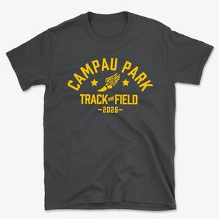 Campau Park Elementary School Track and Field Basic T-Shirt