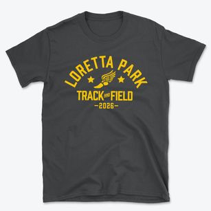 Loretta Park Elementary School Track and Field Basic T-Shirt