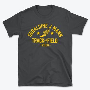 Geraldine J Mann Elementary School Track and Field Basic T-Shirt