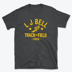 L J Bell Elementary School Track and Field Basic T-Shirt
