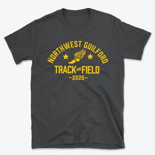 Northwest Guilford Middle School Track and Field Basic T-Shirt