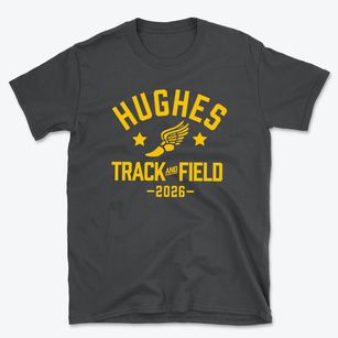 Hughes Middle School Track and Field Basic T-Shirt
