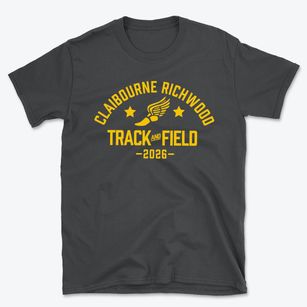 Claibourne Richwood Elementary School Track and Field Basic T-Shirt