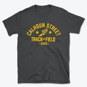 Calhoun Street Elementary School Track and Field Basic T-Shirt