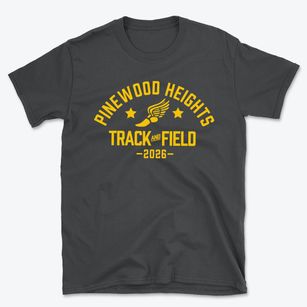 Pinewood Heights Elementary School Track and Field Basic T-Shirt