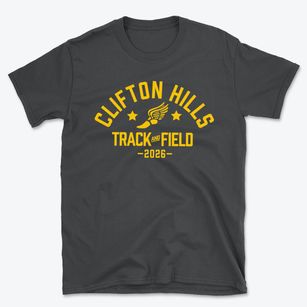 Clifton Hills Elementary School Track and Field Basic T-Shirt