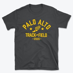 Palo Alto Elementary School Track and Field Basic T-Shirt
