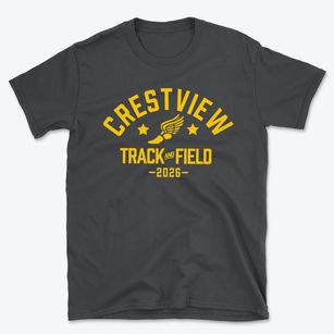 Crestview Elementary School Track and Field Basic T-Shirt