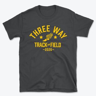 Three Way Elementary School Track and Field Basic T-Shirt
