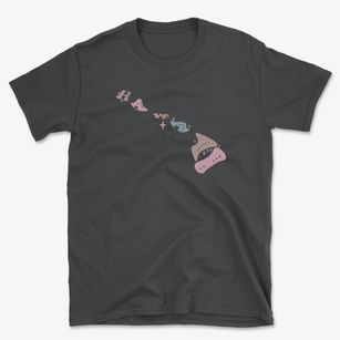  Hawaii Pastel Basic T-Shirt