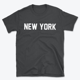  New York Block Letter Basic T-Shirt