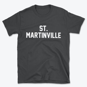 St. Martinville Louisiana Classic Block Basic T-Shirt