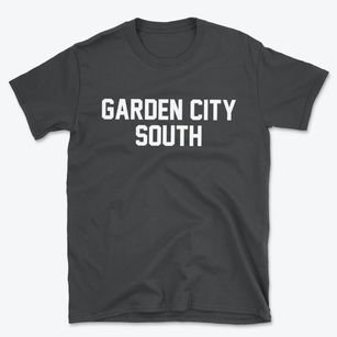 Garden City South New York Classic Block Basic T-Shirt