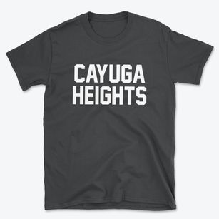 Cayuga Heights New York Classic Block Basic T-Shirt