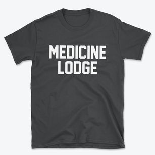 Medicine Lodge Kansas Classic Block Basic T-Shirt