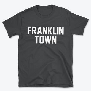 Franklin Town Massachusetts Classic Block Basic T-Shirt