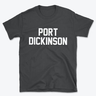 Port Dickinson New York Classic Block Basic T-Shirt