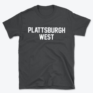 Plattsburgh West New York Classic Block Basic T-Shirt