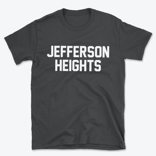 Jefferson Heights New York Classic Block Basic T-Shirt
