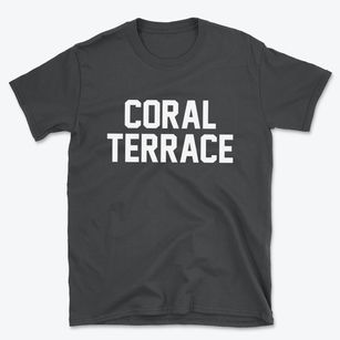 Coral Terrace Florida Classic Block Basic T-Shirt
