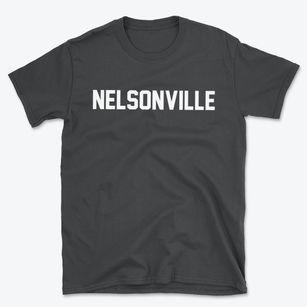 Nelsonville New York Classic Block Basic T-Shirt