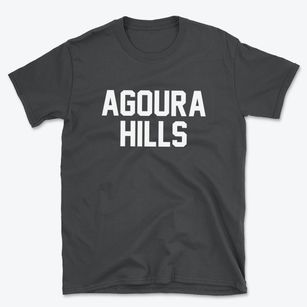 Agoura Hills California Classic Block Basic T-Shirt
