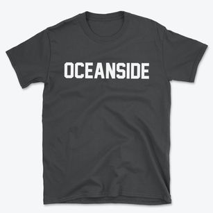 Oceanside Oregon Classic Block Basic T-Shirt