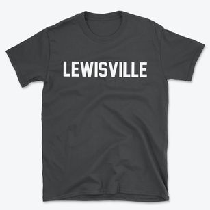 Lewisville North Carolina Classic Block Basic T-Shirt
