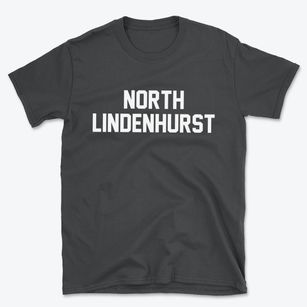 North Lindenhurst New York Classic Block Basic T-Shirt