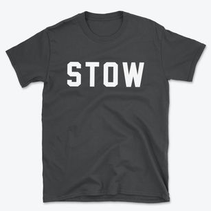 Stow Massachusetts Classic Block Basic T-Shirt
