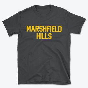 Marshfield Hills Massachusetts Classic Block Basic T-Shirt